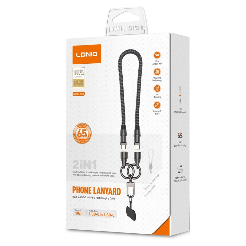 کابل شارژ 60 وات الدینو مدل LC22C